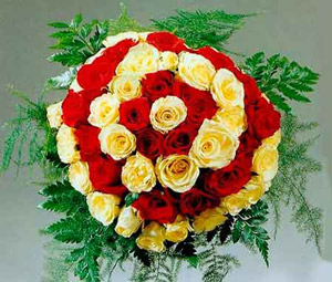 Cферический концентрический букет Виды флористических работ. Концентрический букет