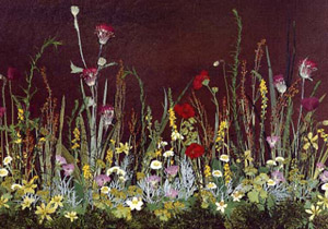 Виды флористических работ.Панно из сухих цветов